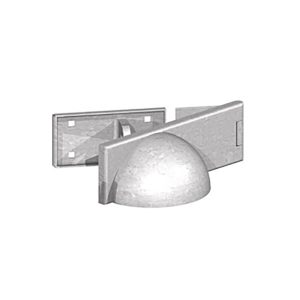 Gatemate Galvanised Padlock Protector (Left Hand)