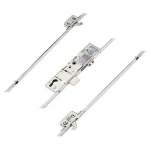 ERA Latch Deadbolt 2 Small Hooks Split Spindle Multipoint Door Lock - Option 2