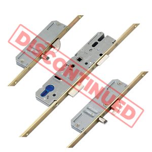 KFV Latch Deadbolt 2 Hooks 2 Pin Bolts Key Wind Operated Multipoint Door Lock