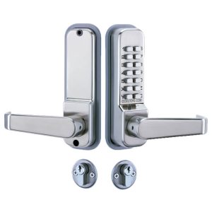 Codelocks CL425 Mortice Lock with Cylinder and Anti Panic safety Function and Code Free