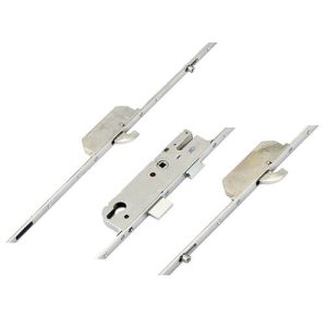 GU Europa Latch Deadbolt 2 Hooks 2 Rollers Split Spindle Multipoint Door Lock - Option 1