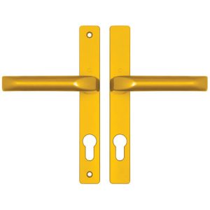 Hoppe London Lever Lever UPVC Multipoint Door Handles - 72mm PZ Unsprung 180mm Screw Centres