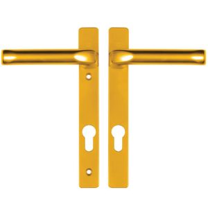Hoppe London Lever Lever UPVC Multipoint Door Handles - 92mm PZ Unsprung 122mm Screw Centres