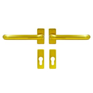 Hoppe Paris Handle Set for Patio Doors with Escutcheons