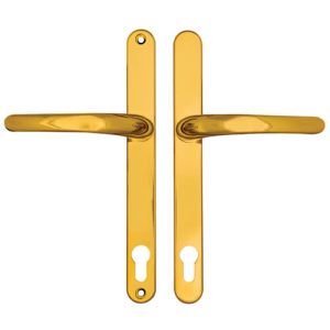 Millenco Lever Lever UPVC Multipoint Door Handles - 117mm PZ Sprung 237mm Screw Centres