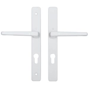 Hoppe Frankfurt Lever Lever UPVC Multipoint Door Handles - 70mm PZ Unsprung 200mm Screw Centres