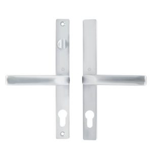 Hoppe Fullex Lever Lever UPVC Multipoint Door Handles - With Snib 68mm PZ Sprung 215mm Screw Centres