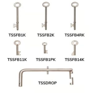 TSS Fire Brigade Rim/Mortice & Padlock Key Set