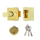 TSS 6 Pin Modern Deadlocking Nightlatch 40mm brass