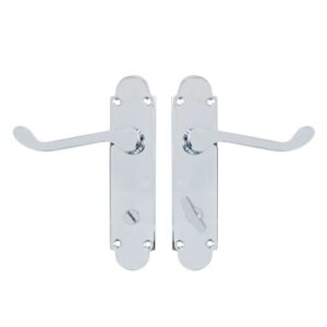 TSS Regent Scroll Lever Handle on Plate Door Furniture